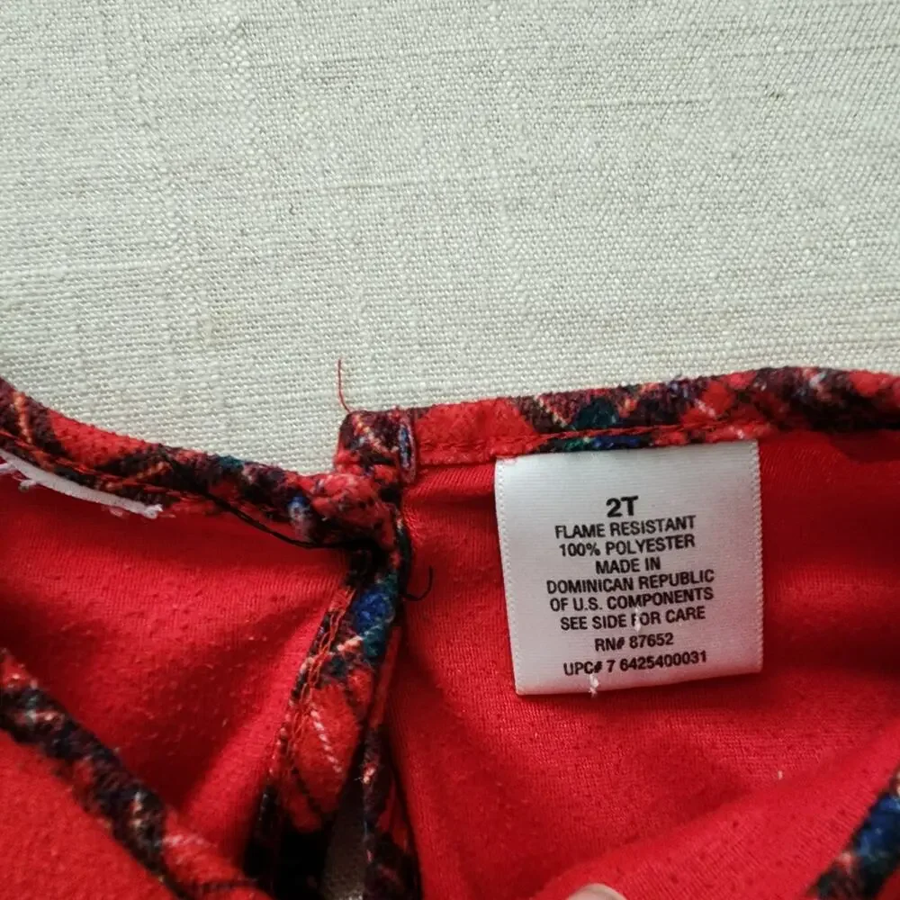 Vintage Rudolph Reindeer Nightgown 2t